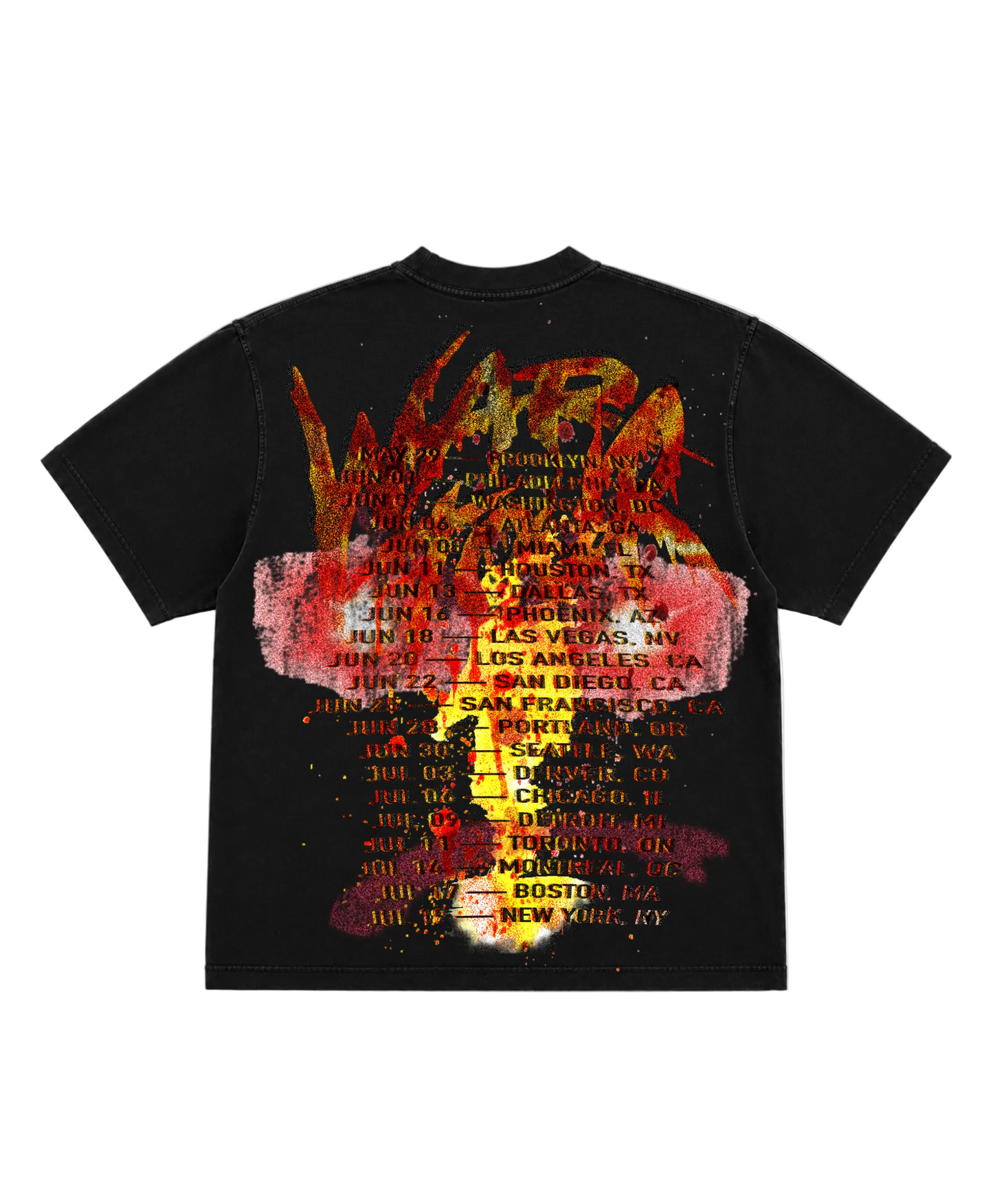 LOST ARMY x DOG TAGZ War Tour - Burn The World Tee