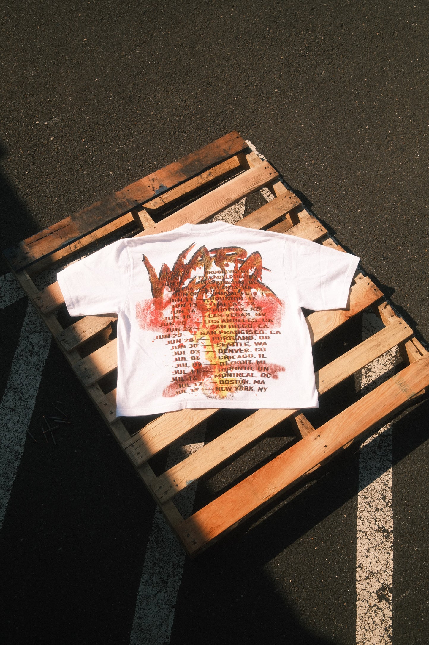 LOST ARMY x DOG TAGZ War Tour - Burn The World Tee