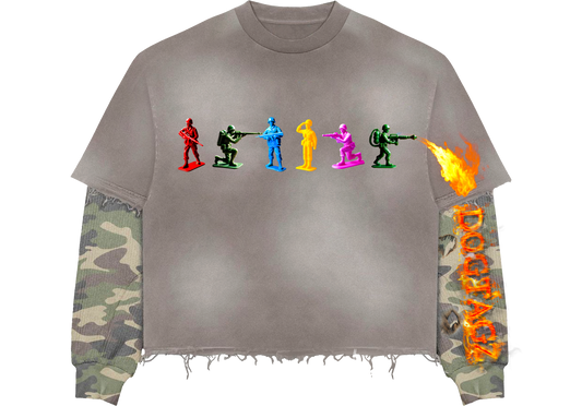 Front Line Tee+Thermal (Gray)